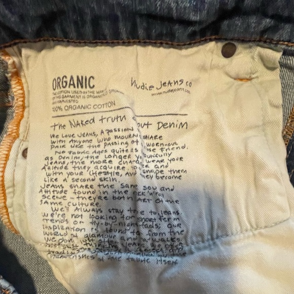 Nudie mens jeans size 36X32 - Picture 5 of 5